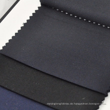 marineblaue und schwarze Twill Anzugstoffe Wolle Kaschmir Mischgewebe für Schneiderei und Großhandel